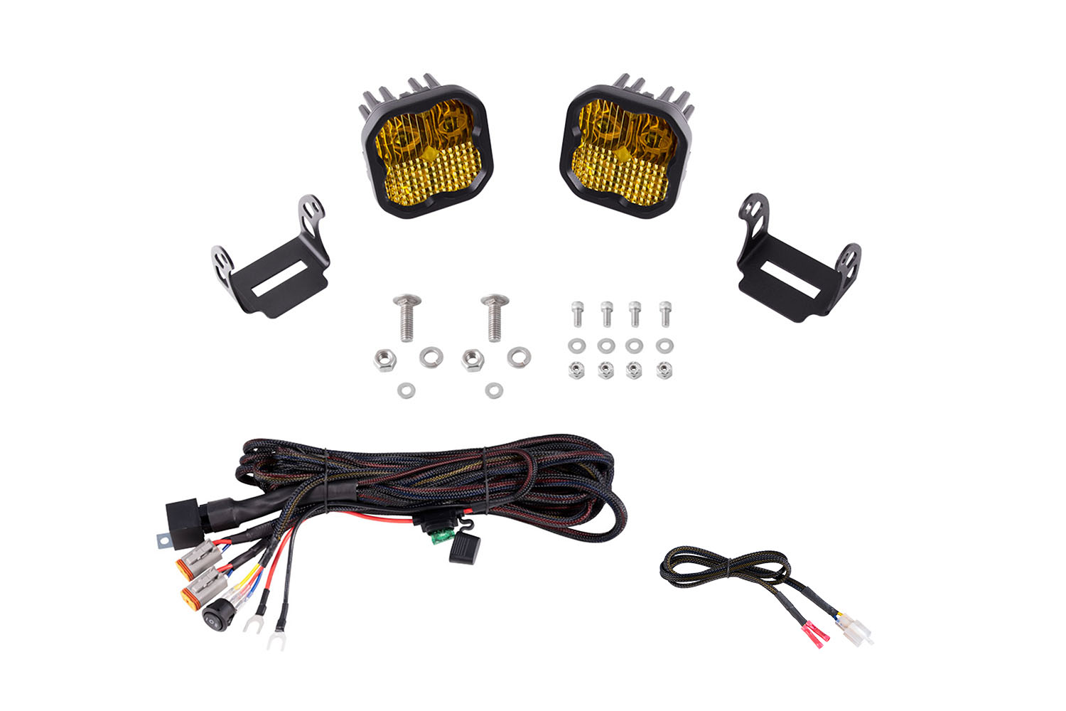 Stage Series Ditch Light Kit For 2021-2022 Ford F-150 SS3 Sport White Combo