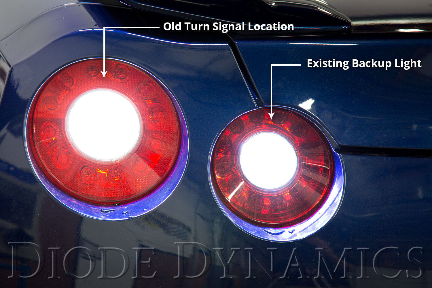 Diode Dynamics - DD3013 - 2009-2021 Nissan GT-R Tail As Turn? +Backup Module